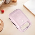 thumbnail image 6 of Yibooy Electric Sandwich Maker Bread Presser Portable for Home Kitchen (Pink), 6 of 10