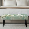 thumbnail image 3 of Jiueut Cherry Blossom 2 Print Bench Covers, Easy to Clean Long Bench Seat Cushion Elastic Rectangle Dining Chair Protection Universal Fit for Most Chairs, 3 of 7