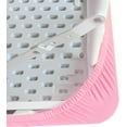 thumbnail image 5 of Cocktail Fitted Spandex Stretch Square Table Covers Caps Elastic Square Tablecloth Pink Table Topper 36x36 Inch, 5 of 6