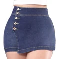 thumbnail image 1 of Falda Mujer Dama Corta Mezclilla Premium Importación, 1 of 8