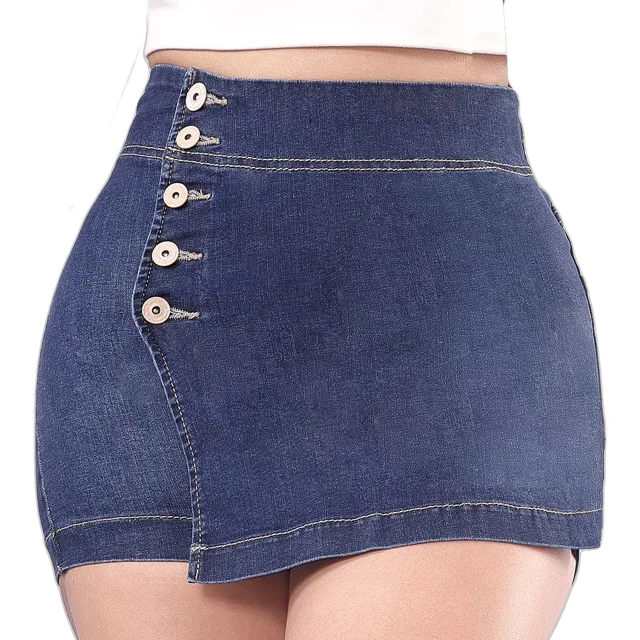 Falda Mujer Dama Corta Mezclilla Premium Importación