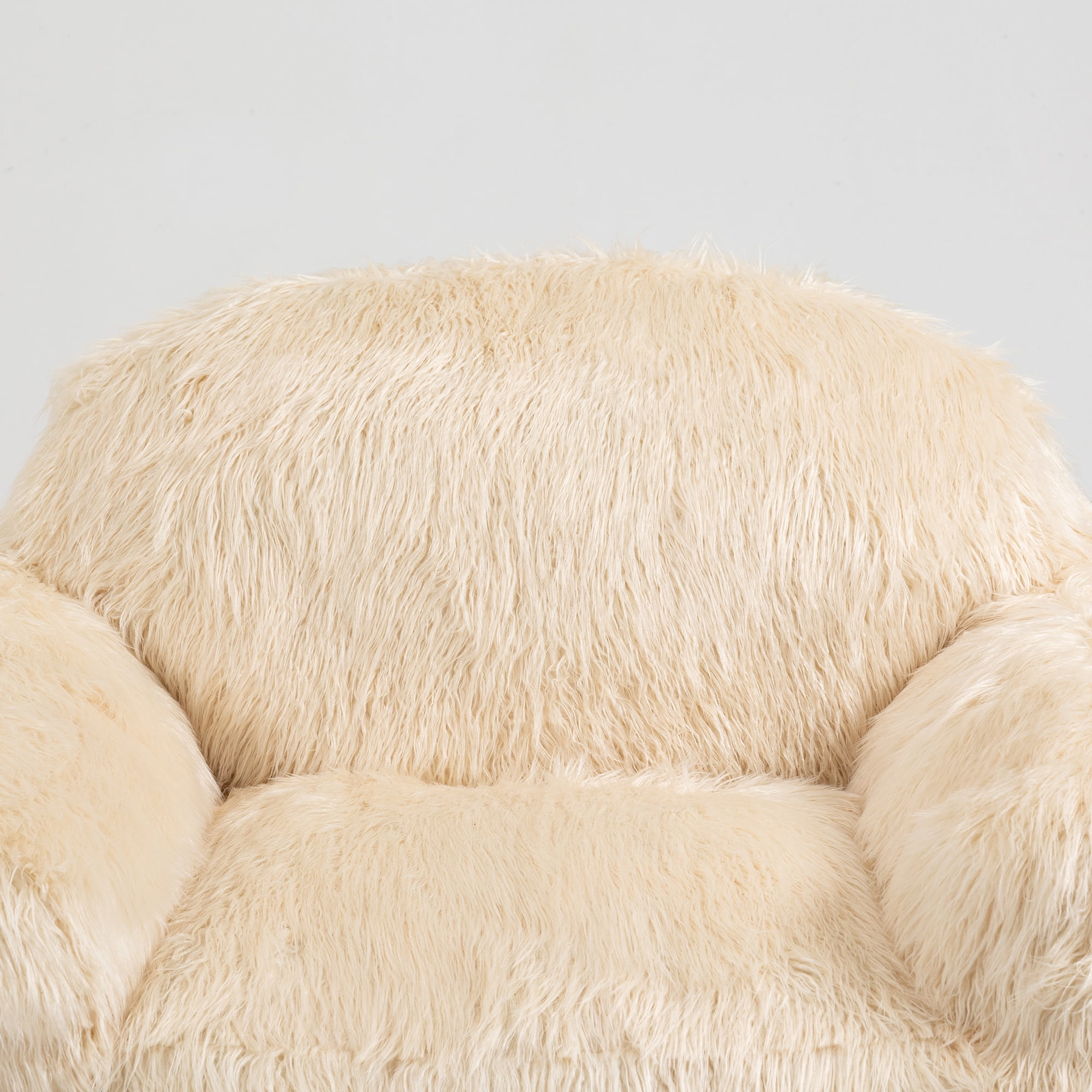 Bean Bag Chair Lazy Sofa Bean Bag Chair Adult, Teen High Density Foam Padded Modern Accent Chair Comfortable Living Room, Bedroom Chair, Beige