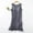 Gray, variant on Swuxness Women's Sleeveless Pajama Dress, Women's Long Nightgowns, Women Solid Color Built in Shelf Bra Round Neck Loose Fitted Soft Comfortable Long Nightgown Gray, XXXL