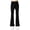 Black, variant on Bootcut Leggings for Girls High Waist Soft Stretch Women Yoga Pants Teen Dance Running White,7-8Years