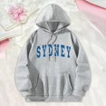 thumbnail image 1 of Sudaderas con capucha para mujer, Tops, ropa deportiva, ropa para mujer con bolsillos, jersey de moda suelto para deportes callejeros, ropa diaria de , S S, 1 of 10