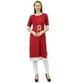 thumbnail image 4 of Bimba Women Rayon Tunic 3/4 Sleeve Chic kurti Kurta Indian Ethnic Dress, 4 of 8