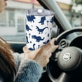 thumbnail image 6 of KLL Cute Cartoon Dinosaurs Print 40oz Stainless Steel Insulated Car Cup with Spillproof Lid - Keep Your Drink Hot or Cold on the Go-Without Straw, 6 of 8