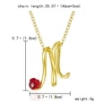 thumbnail image 2 of Jusqu'à 65% de Réduction sur les Colliers SMihono pour Femmes, Collier Lettre Rose avec Strass, Pendentif Rétro en Anglais, 2 of 2