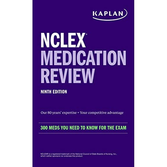 Pre-Owned NCLEX Medication Review: 300  Meds You Need to Know for the Exam in a Pocket-Sized Guide (Paperback) 1506276350 9781506276359