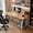 Natural, variant on Gaming Desk Computer Writing Table Student Art Modren Simple Style PC Wood Suitable Portable Desk for Home, Office