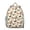 Beige-23, variant on Floral Dog Design Student Backpack – Cute Puppy Paw Print with Bone and Tail Cartoon Design, Artistic Watercolor Style for School