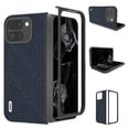 thumbnail image 2 of Allytechgroup Slim Case for Google Pixel 9 Pro Fold, Premium Leather PC Back Cover Shockproof Drop Proof Anti-Scratch Phone Case Cover for Google Pixel 9 Pro Fold, Blue, 2 of 5
