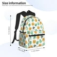 thumbnail image 4 of Picia Tiger Leaves Large Capacity Backpack Classic Style Backpack Casual Backpack Water-Resistant School Work Travel Outdoor Backpack, 4 of 8