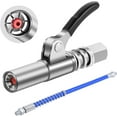 thumbnail image 1 of Lock-Type High Pressure Grease Gun Coupler, Single Handle Grease Filling Head Self-locking Grease Mouth Compatible with All Grease Guns, 1 of 5
