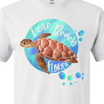 thumbnail image 4 of Inktastic Vero Beach, Florida Swimming Sea Turtle with Bubbles T-Shirt, 4 of 5
