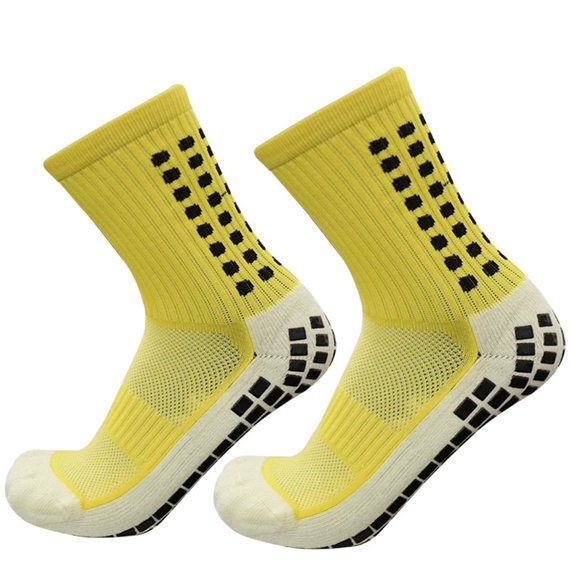 Outdoor Backpacking 1Pair Unisex Trekking Breathable Basketball Non Slip Comfortable Football Socks Soccer Socks Cycling Socks Sports Sock YELLOW