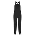 thumbnail image 4 of Kmdttou Fashion Plus Size Set Sweatsuits Tracksuits for Women's Solid Color Work Overalls Fashionable Casual Leggings Jumpsuit For Women on Clearance!, 4 of 7