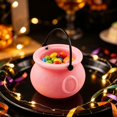 thumbnail image 4 of 6-Piece Mini Bucket Set: Portable candy buckets, Halloween decorations, and home decorâ for holiday parties,Pink,5.5,Home, 4 of 5