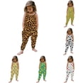 thumbnail image 3 of Rompers for Girls Trendy Cartoon Sleeveless Square Neck Girls Off Shoulder Strap Romper Summer Trendy Daily Outfit, 3 of 9