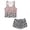 Leopard Gradient, variant on Xoenoiee Leopard Gradient Print Teen Girls Two Piece Swimsuit Modest Ruffle Skirt Tankini Set with Boyshort, Bikini Set Bathing Suit with Removable Pads, Size 6-7 Years