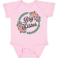thumbnail image 3 of Inktastic Big Sister with Flower Circle Girls Baby Bodysuit, 3 of 5