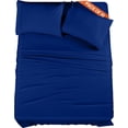 thumbnail image 1 of King Bed Sheet Set Piece Bedding Soft Brushed Microfiber Fabric Shrinkage & Fade Easy Care (), 1 of 6