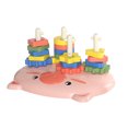 thumbnail image 2 of Fiudx juguetes para niños pequeños Juego de engranajes de cerdo, columna, Juguetes de bloques de construcción, enseñanza, juguetes de educación temprana para bebés y niños pequeños, 2 of 7