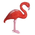 thumbnail image 4 of Estatua de flamenco, figura de Animal, obra de arte, adorno creativo, arte de patio vívido, escultura de pájaro para decoración de césped, jardín Sharpla estatua de flamenco, 4 of 8