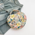 thumbnail image 6 of Stylish Travel Makeup Case With Unique Blue Floral Cosmetic Bag Sophisticated Toiletries Bag Women Who Love Organization, 6 of 8