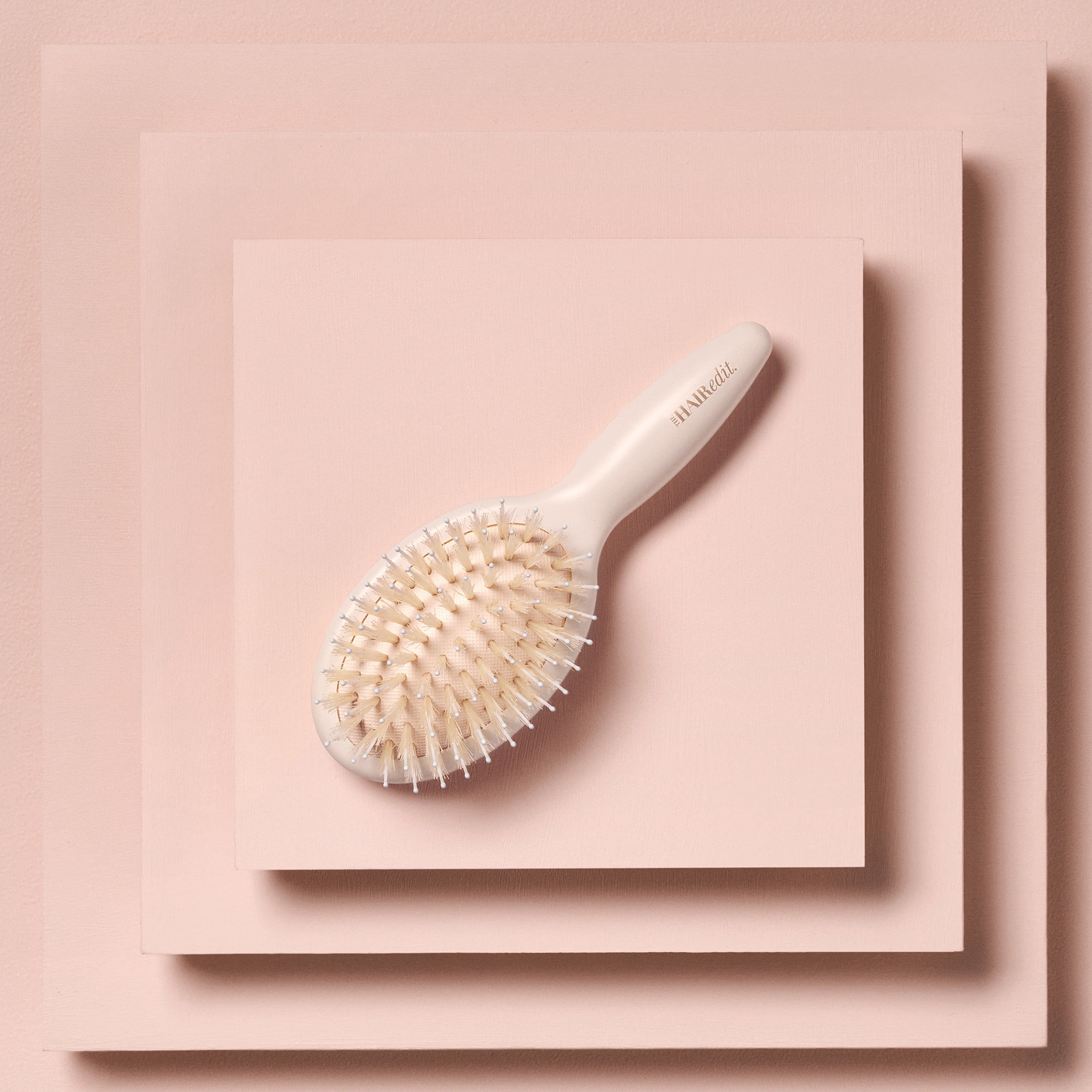 The Hair Edit Mini Finish and Shine Boar Bristle Hair Brush
