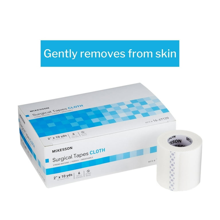 McKesson Hypoallergenic Silk Cloth Medical Tape for Sensitive Skin