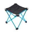 thumbnail image 1 of S SERENABLE Camping Stool 9.64" Portable Chair Mini Folding Stool for Beach Blue, 1 of 9