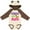 Natural & Brown w Ears, variant on Inktastic Cinco De Mayo Cute Fiesta Pinata Boys or Girls Long Sleeve Baby Bodysuit