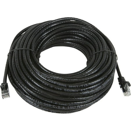 UPC: 0757901813375 | Monoprice FLEXboot Series Cat5e 24AWG UTP Ethernet Network Patch Cable  75ft Black