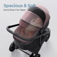 thumbnail image 4 of newyoo Baby Stroller, Nestro 516M, Infant Strollers, Convertible/Reversible Seat & Cup Holder, Coches para Bebes, 2 in 1 Rear-Facing Pram from Newborn to Toddler, Pink, 4 of 9