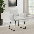 thumbnail image 2 of Coaster Ackland Fabric Upholstered Dining Side Chair in Light Gray, 2 of 11