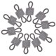 thumbnail image 4 of 10 Uds Clip de soporte correa elástica portátil para chalecos mochilas bolsas (gris) Sywqhk Para Estrenar, 4 of 5