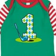 thumbnail image 4 of Inktastic Argyle Golf 1st Birthday Boys Long Sleeve Baby Bodysuit, 4 of 5