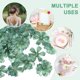 thumbnail image 4 of Uxcell 100 Paquete Cabezas de Flores Artificiales Cabeza de Ciruelo de Seda Falsa Verde Oscuro, 4 of 7