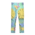 thumbnail image 2 of Girl's Legging Full-Length Colorful Print Tights For Dance Gym Everyday Wear Paper-cut, 2 of 8