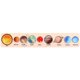 thumbnail image 2 of Placa A Juego De Ocho Planetas Rompecabezas educativo con placa de emparejamiento de madera para regalo de bebés y niños (B) Likrtyny libre de BPA, 2 of 9