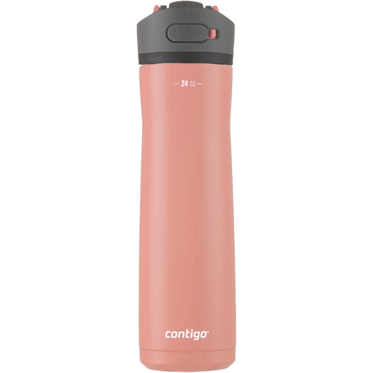 Contigo Ashland Chill 2.0 Water Bottle with AUTOSPOUT Lid 2-Pack 24 oz. Blue Corn and Stainless Steel with Licorice Lid Stainless Steel Water Bottle 