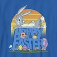 thumbnail image 2 of Boy's Looney Tunes Bugs Bunny Happy Easter  Graphic Tee Royal Blue Medium, 2 of 5