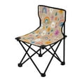thumbnail image 2 of BZSMCE Camping Chairs Modern Rainbow Dream Pattern Folding chair, 2 of 8
