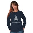 thumbnail image 4 of Classic US Space Force Military Logo Sweatshirt for Men or Women Brisco Brands L, 4 of 6
