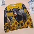 thumbnail image 6 of Farm Cows Womens Oversized Sweatshirts Hoodies Crewneck Casual Tops Comfy FallWinter Clothes 2024, 6 of 7