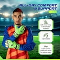 thumbnail image 3 of Vizari Kids & Adult Training Goalkeeper Gloves - Soccer Goalie Gloves with Finger Protection & Grip for Boys, Girls, Men & Women, 3 of 6