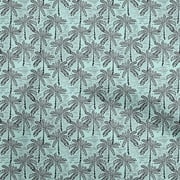 oneOone Cotton Flex Arctic Blue Fabric Tree Diy Clothing Quilting Fabric Print Fabric By Yard 40 Inch Wide-8S