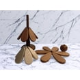 thumbnail image 2 of Tree-Shaped Heat Resistant Coasters Set - Solid Wood Table Protector for Hot Dishes, Pots & Mugs | Holiday Gift & Home Decor, 2 of 7