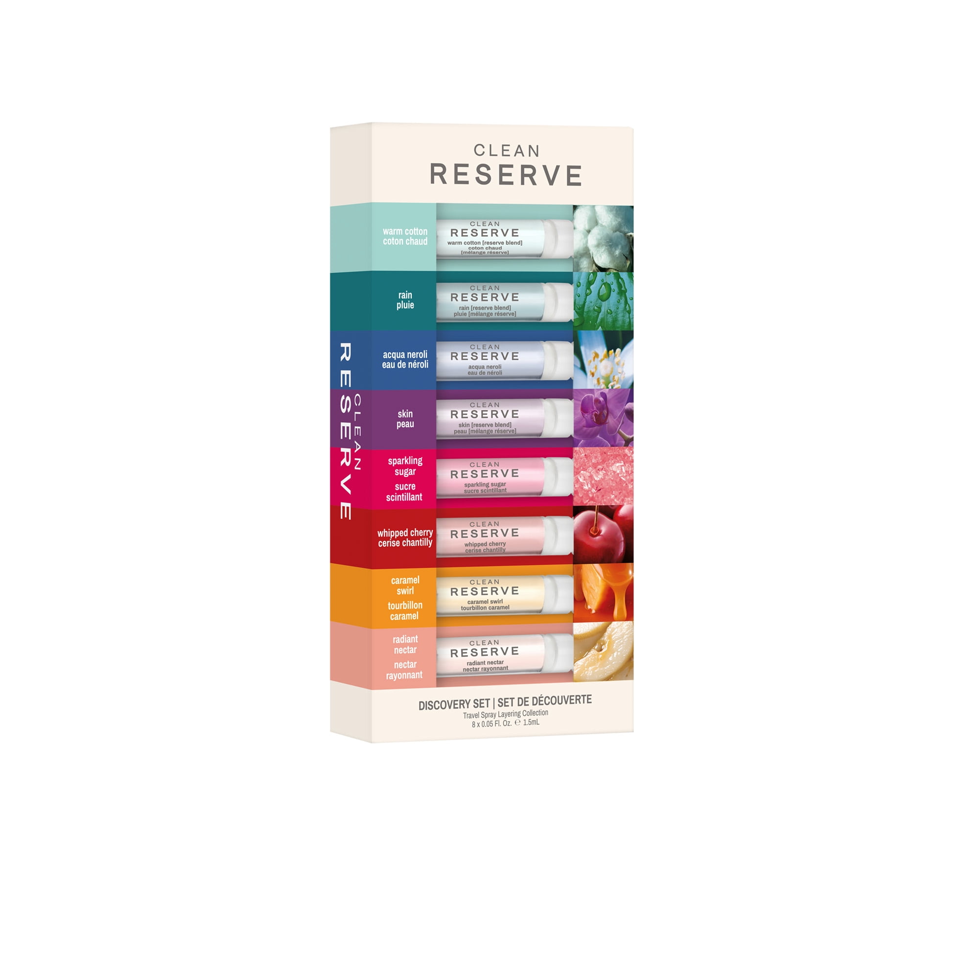 CLEAN Reserve Fragrance Discovery Gift Set, Travel Mini Size, Cruelty-Free, Phthalate & Paraben Free
